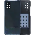 Back Cover Glass With Camera Lens For Samsung Galaxy A71 5G (A716V / 2020) (Service Pack) (Prism Cube Black)