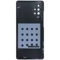 Back Cover Glass With Camera Lens For Samsung Galaxy A71 5G (A716V / 2020) (Service Pack) (Prism Cube Black)