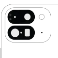 Back Camera Lens (Glass Only) With Adhesive Compatible For Google Pixel 9 Pro Fold