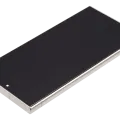Дисплейний модуль (OLED) з рамкою для Samsung Galaxy S24 Ultra (US & International Version) (Aftermarket Plus) (120Hz) (Titanium Gray)