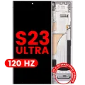 OLED Assembly With Frame For Samsung Galaxy S23 Ultra (US & International) (Aftermarket Pro) (120Hz) (Sky Blue)
