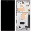 OLED Assembly With Frame For Samsung Galaxy S23 Ultra (US & International) (Aftermarket Pro) (120Hz) (Sky Blue)
