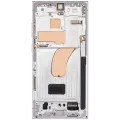 OLED Assembly With Frame For Samsung Galaxy S23 Ultra (US & International) (Aftermarket Pro) (120Hz) (Sky Blue)