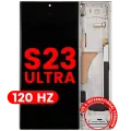 OLED Assembly With Frame For Samsung Galaxy S23 Ultra (US & International) (Aftermarket Pro) (120Hz) (Cream)