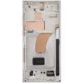 OLED Assembly With Frame For Samsung Galaxy S23 Ultra (US & International) (Aftermarket Pro) (120Hz) (Cream)