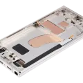 OLED Assembly With Frame For Samsung Galaxy S23 Ultra (US & International) (Aftermarket Pro) (120Hz) (Cream)