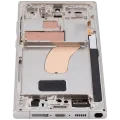 OLED Assembly With Frame For Samsung Galaxy S23 Ultra (US & International) (Aftermarket Pro) (120Hz) (Cream)