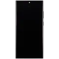 Дисплейний модуль (OLED) з рамкою для Samsung Galaxy S23 Ultra (US & International) (Aftermarket Pro) (120Hz) (Graphite)