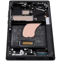 Дисплейний модуль (OLED) з рамкою для Samsung Galaxy S23 Ultra (US & International) (Aftermarket Pro) (120Hz) (Graphite)