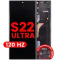 OLED Assembly With Frame For Samsung Galaxy S22 Ultra 5G (US & International Version) (Aftermarket Pro) (120Hz) (Phantom Black)