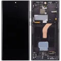 OLED Assembly With Frame For Samsung Galaxy S22 Ultra 5G (US & International Version) (Aftermarket Pro) (120Hz) (Phantom Black)