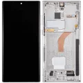OLED Assembly With Frame For Samsung Galaxy S22 Ultra 5G (US & International Version) (Aftermarket Pro) (120Hz) (Phantom White)