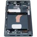 OLED Assembly With Frame For Samsung Galaxy S22 Ultra 5G (US & International Version) (Aftermarket Pro) (120Hz) (Green)