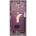 OLED Assembly With Frame For Samsung Galaxy S22 Ultra 5G (US & International Version) (Aftermarket Pro) (120Hz) (Burgundy)