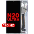 OLED Assembly With Frame For Samsung Galaxy Note 20 Ultra 5G (Aftermarket Pro) (120Hz) (Mystic White)