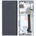 OLED Assembly With Frame For Samsung Galaxy Note 20 Ultra 5G (Aftermarket Pro) (120Hz) (Mystic White)