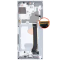 OLED Assembly With Frame For Samsung Galaxy Note 20 Ultra 5G (Aftermarket Pro) (120Hz) (Mystic White)
