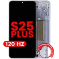 OLED Assembly With Frame For Samsung Galaxy S25 Plus 5G (US & International Version) (Aftermarket Plus) (120Hz) (Icy Blue)
