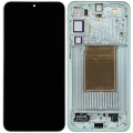 OLED Assembly With Frame For Samsung Galaxy S25 Plus 5G (US & International Version) (Aftermarket Plus) (120Hz) (Mint)