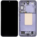 OLED Assembly With Frame For Samsung Galaxy S24 Plus 5G (US & International Version) (Aftermarket Plus) (120Hz) (Cobalt Violet)