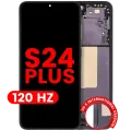 OLED Assembly With Frame For Samsung Galaxy S24 Plus 5G (US & International Version) (Aftermarket Plus) (120Hz) (Onyx Black)