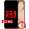 OLED Assembly With Frame For Samsung Galaxy S24 Plus 5G (US & International Version) (Aftermarket Plus) (120Hz) (Sandstone Orange)