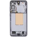 OLED Assembly With Frame For Samsung Galaxy S24 Plus 5G (US & International Version) (Aftermarket Plus) (120Hz) (Sapphire Blue)
