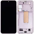 OLED Assembly With Frame For Samsung Galaxy S23 Plus (US & International) (Aftermarket Plus) (120Hz) (Lavender)