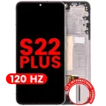 OLED Assembly With Frame For Samsung Galaxy S22 Plus 5G (US & International Version) (Aftermarket Plus) (120Hz) (Pink Gold / Violet)