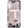 OLED Assembly With Frame For Samsung Galaxy S22 Plus 5G (US & International Version) (Aftermarket Plus) (120Hz) (Pink Gold / Violet)