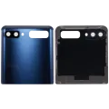 Top Back Cover Glass With Camera Lens For Samsung Galaxy Z Flip 4G (F700) / Z Flip 5G (F707) (Aftermarket Plus) (Mystic Gray)