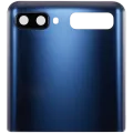 Top Back Cover Glass With Camera Lens For Samsung Galaxy Z Flip 4G (F700) / Z Flip 5G (F707) (Aftermarket Plus) (Mystic Gray)