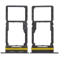 Dual Sim Card Tray For Samsung Galaxy A17 4G (A175 / 2025) (Premium) (Black)