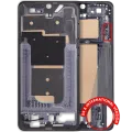 Mid-Frame Housing Compatible For Samsung Galaxy S25 Edge 5G (US & International Version) (Titanium Jetblack)