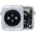 Housing Assembly Compatible For Watch Series 1 (38MM) (Used OEM Pull: Grade A) (Cellular Version) (Aluminum / Silver)