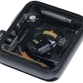 Housing Assembly Compatible For Watch Series 1 (38MM) (Used OEM Pull: Grade A) (Cellular Version) (Aluminum / Space Black)