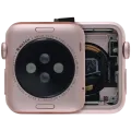 Housing Assembly Compatible For Watch Series 1 (38MM) (Used OEM Pull: Grade A) (Stainless / Rose Gold)
