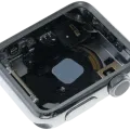 Housing Assembly Compatible For Watch Series 1 (38MM) (Used OEM Pull: Grade A) (Stainless / Silver)