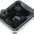 Housing Assembly Compatible For Watch Series 1 (38MM) (Used OEM Pull: Grade A) (Stainless / Silver)