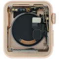 Housing Assembly Compatible For Watch Series 3 (38MM) (Used OEM Pull: Grade A) (Cellular Version) (Aluminum / Rose Gold)