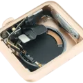Housing Assembly Compatible For Watch Series 3 (38MM) (Used OEM Pull: Grade A) (Cellular Version) (Aluminum / Rose Gold)