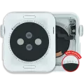 Housing Assembly Compatible For Watch Series 3 (38MM) (Used OEM Pull: Grade A) (GPS Version) (Aluminum / Silver)