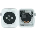 Housing Assembly Compatible For Watch Series 3 (38MM) (Used OEM Pull: Grade A) (GPS Version) (Aluminum / Silver)