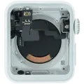 Housing Assembly Compatible For Watch Series 3 (38MM) (Used OEM Pull: Grade A) (GPS Version) (Aluminum / Silver)
