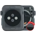 Housing Assembly Compatible For Watch Series 3 (38MM) (Used OEM Pull: Grade A) (GPS Version) (Aluminum / Space Black)