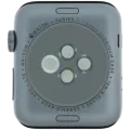 Housing Assembly Compatible For Watch Series 3 (42MM) (Used OEM Pull: Grade A) (Cellular Version) (Aluminum / Space Black)