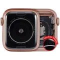Housing Assembly Compatible For Watch Series 4 (40MM) (Used OEM Pull: Grade A) (Cellular Version) (Aluminum / Gold)
