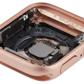 Housing Assembly Compatible For Watch Series 4 (40MM) (Used OEM Pull: Grade A) (Cellular Version) (Aluminum / Gold)