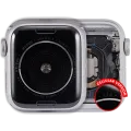 Housing Assembly Compatible For Watch Series 4 (40MM) (Used OEM Pull: Grade A) (Cellular Version) (Aluminum / Silver)