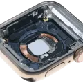 Housing Assembly Compatible For Watch Series 4 (40MM) (Used OEM Pull: Grade A) (Stainless / Gold)